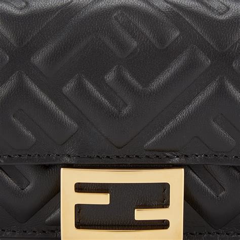 fendi embellished embossed leather wallet|Baguette Micro Trifold .